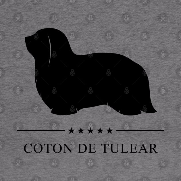 Coton de Tulear Black Silhouette by millersye